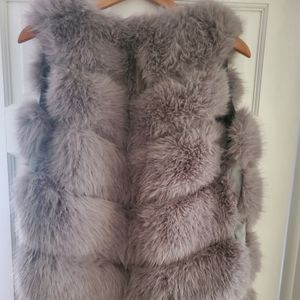Fox fur vest